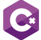 C# programming language logo